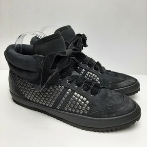 🍒 ARNOLD CHURGIN Handmade Hi-Top Lace-Up Sneaker Shoes Sz US 8.5 | Euro 40